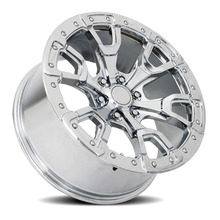Load image into Gallery viewer, Factory Reproductions FR 99 Ford Bronco Raptor CH 20x9 +20 6x139.7mm 93.1mm Chrome – front view