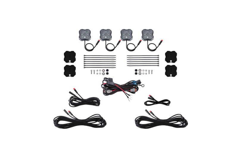 DIODD7741-Diode Dynamics RGBW Rock Light Installer Magnet Mount Kit (4-pack)-Light Accessories and Wiring-Diode Dynamics