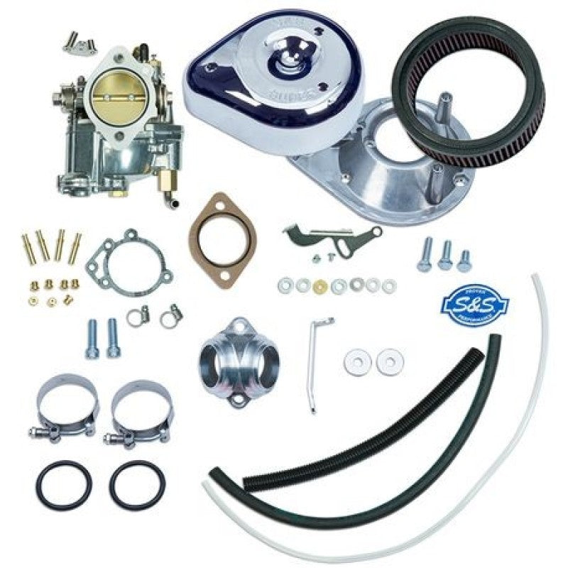 S&S Cycle 66-78 BT Models Super E Carburetor Kit - Standard Tanks-Carburetors-S&S Cycle