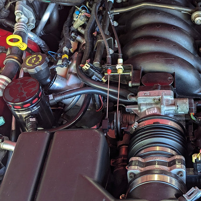 Push lock hoses and -6AN OEM quick connect fittings