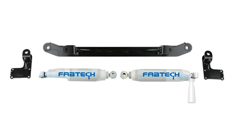 FABFTS8010-Fabtech 01-10 GM 2500HD/3500HD 2WD/4WD Dual Performance Steering Stabilizer-Steering Stabilizer-Fabtech
