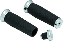 Load image into Gallery viewer, KUR5946-Kuryakyn Thresher Grip Metric Chrome-Grips-Kuryakyn