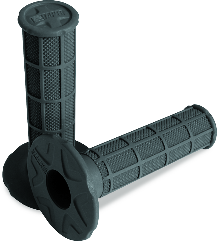 PTR024839-ProTaper Full Waffle Grips Medium - Dark Gray-Grips-ProTaper