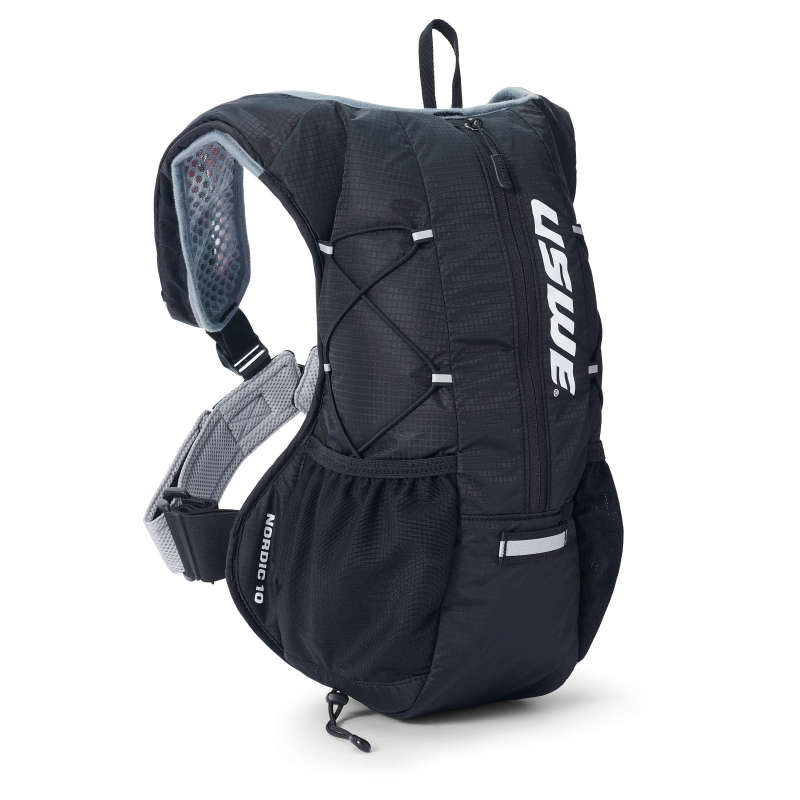 USWE Nordic Winter Hydration Pack 10L - Carbon Black-Bags - Hydration Packs-USWE