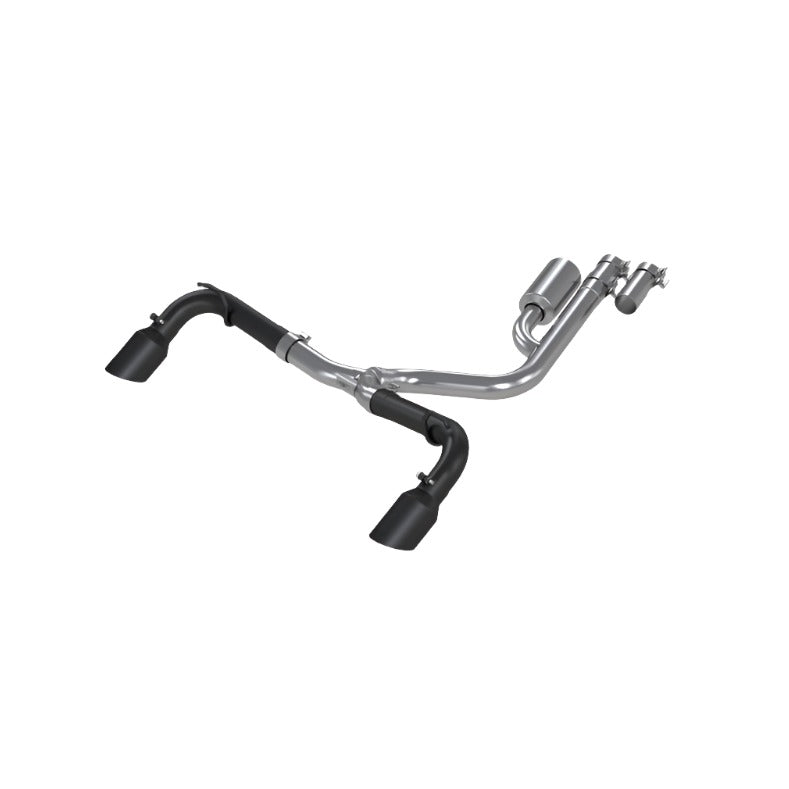MBRPS5207BLK-MBRP 2021+ Ford Bronco Sport (1.5L / 2.0L EcoBoost) 2.5in Res-Back Exhaust - Dual Rear - Black-Catback-MBRP