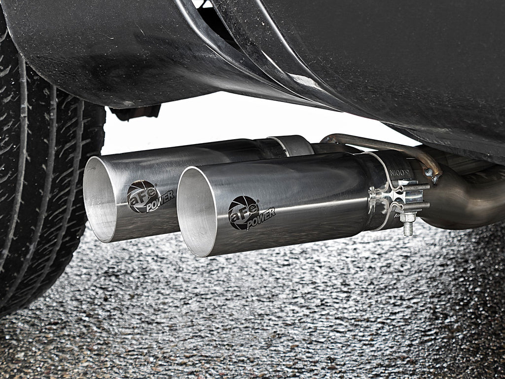 aFe aFe Rebel Series 3in SS Cat-Back Exhaust System w/ Polished Tip 04-15 Nissan Titan V8 5.6L