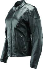 Load image into Gallery viewer, RIV094363-River Road Race Leather Jacket Black Womens - Small-Jackets - Leather-River Road