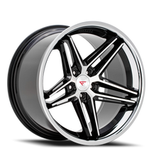 Load image into Gallery viewer, Ferrada CM1 MA 19x9.5 +30 5x112mm 66.56mm Machined Black Chrome Lip - Ferrada Wheels CM119955112MA30
