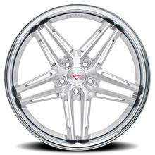 Load image into Gallery viewer, Ferrada CM1 MS 20x10 +40 5x120mm 72.56mm Machined Silver Chrome Lip - Ferrada Wheels CM120105120MS40