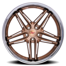 Load image into Gallery viewer, Ferrada CM1 BCP 20x10.5 +40 5x112mm 66.56mm Brushed Cobre Chrome Lip - Ferrada Wheels CM1201055112BCP40