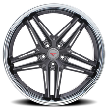 Load image into Gallery viewer, Ferrada CM1 MG 20x9 +15 5x115mm 71.6mm Matte Graphite Chrome Lip - Ferrada Wheels CM12095115MGC15