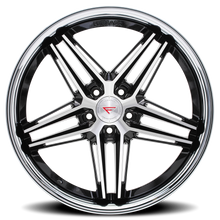 Load image into Gallery viewer, Ferrada CM1 MA 22x9 +30 5x114mm 73.1mm Machined Black Chrome Lip - Ferrada Wheels CM12295114MA30