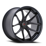Ferrada FR2 MB 19x10.5 +38 5x112mm 66.56mm Matte Black Gloss Black Lip