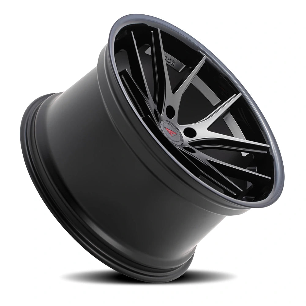 Ferrada FR2 MB 19x8.5 +42 5x112mm 66.56mm Matte Black Gloss