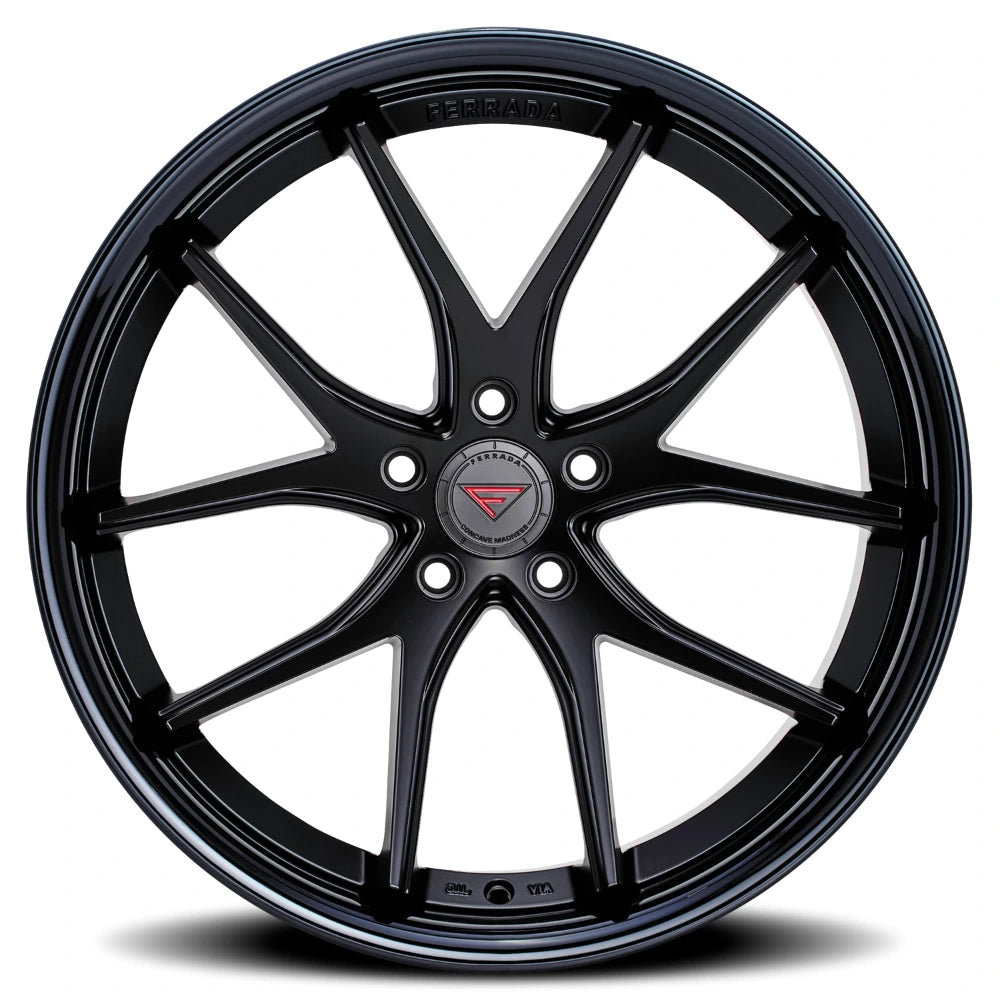 Ferrada FR2 MB 19x8.5 +42 5x112mm 66.56mm Matte Black Gloss