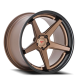 Ferrada FR3 BZ 19x10.5 +38 5x112mm 66.56mm Matte Bronze Gloss Black Lip