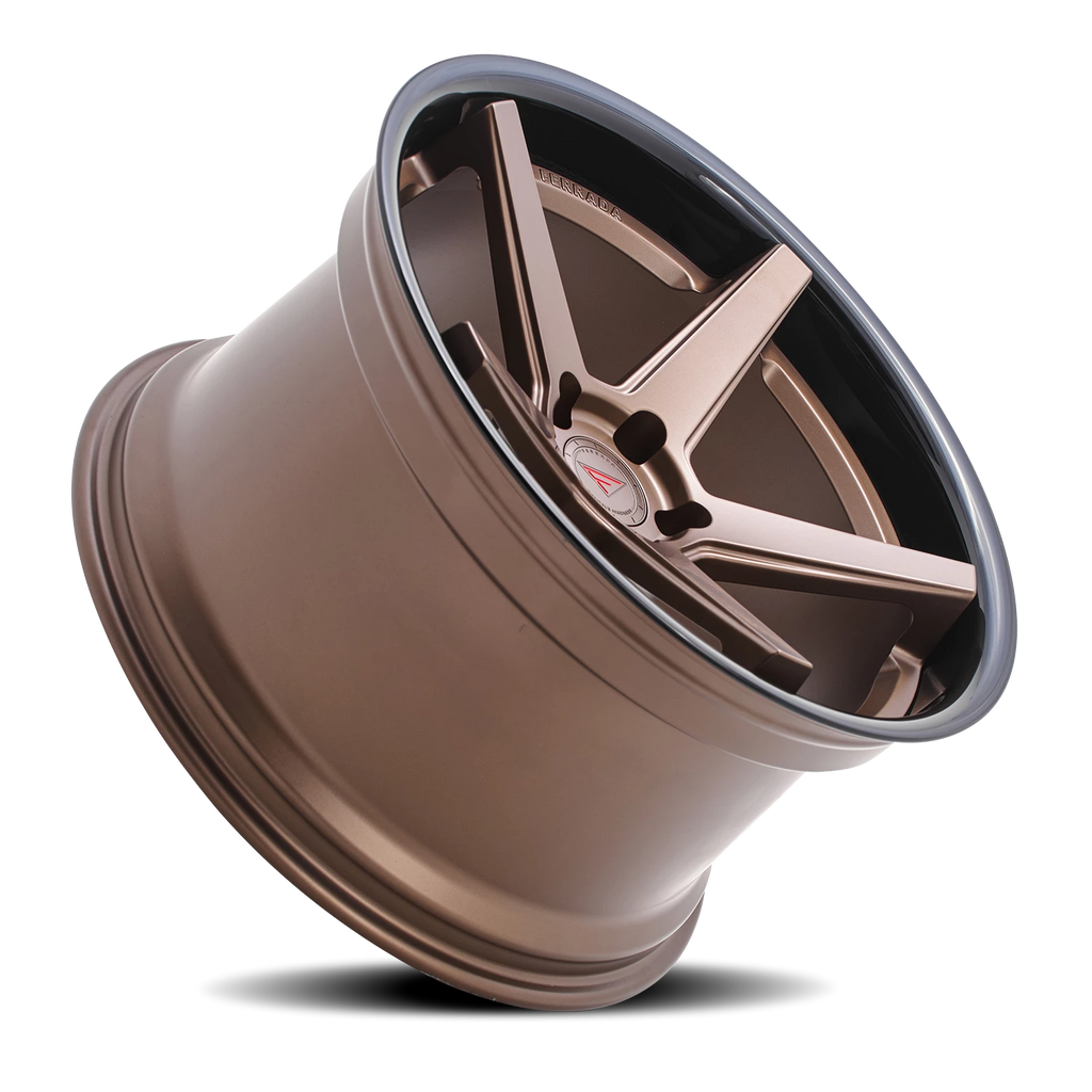 Ferrada FR3 BZ 20x10.5 +38 5x108mm 73.1mm Matte Bronze Gloss Black Lip - Ferrada Wheels FR3201055108BZ38