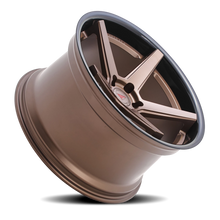 Load image into Gallery viewer, Ferrada FR3 BZ 20x10.5 +38 5x112mm 66.56mm Matte Bronze Gloss Black Lip - Ferrada Wheels FR3201055112BZ38