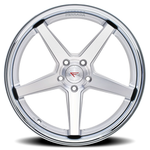 Load image into Gallery viewer, Ferrada FR3 MS 22x10.5 +42 5x114mm 73.1mm Machined Silver Chrome Lip - Ferrada Wheels FR3221055114MS42