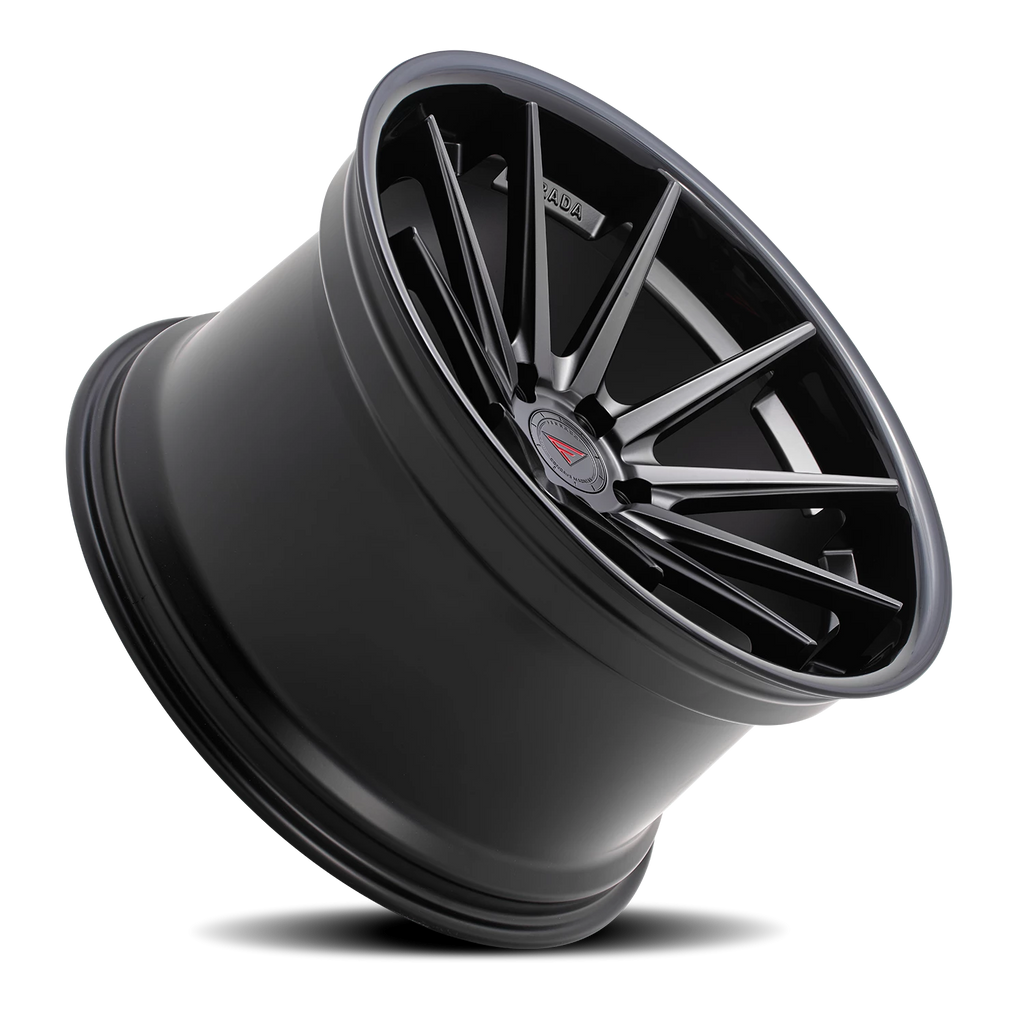 Ferrada FR4 MB 19x9.5 +20 5x120mm 72.56mm Matte Black Gloss Black Lip - Ferrada Wheels FR419955120MB20