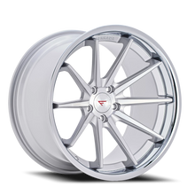 Load image into Gallery viewer, Ferrada FR4 MS 20x10 +45 5x112mm 66.56mm Machined Silver Chrome Lip - Ferrada Wheels FR420105112MS45