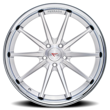 Load image into Gallery viewer, Ferrada FR4 MS 20x10 +45 5x112mm 66.56mm Machined Silver Chrome Lip - Ferrada Wheels FR420105112MS45