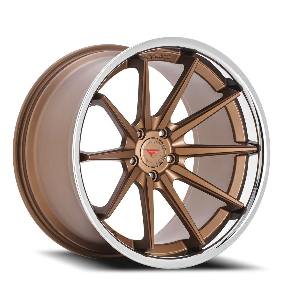 極美品　FERRADA フェラーダ　FR3 、ピレリ P ZERO 4本セット Ferrada FR4 BZ 22x11 +20 5x120mm 74.1mm Matte Bronze Gloss Black