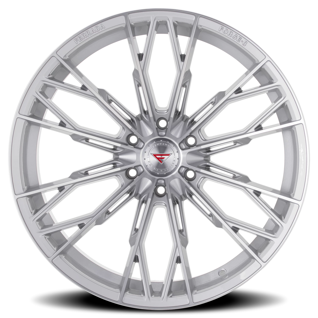 Ferrada FTR11 MS 22x12 -44 6x135mm 87.1mm Machined Silver - Ferrada Wheels FTR1122126135MS-44