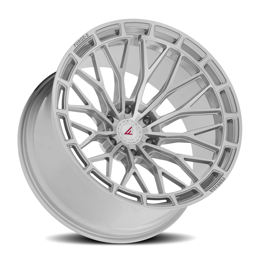 Ferrada FTR12 MS 22x10 -18 6x135mm 87.1mm Machined Silver - Ferrada Wheels FTR1222106135MS-18