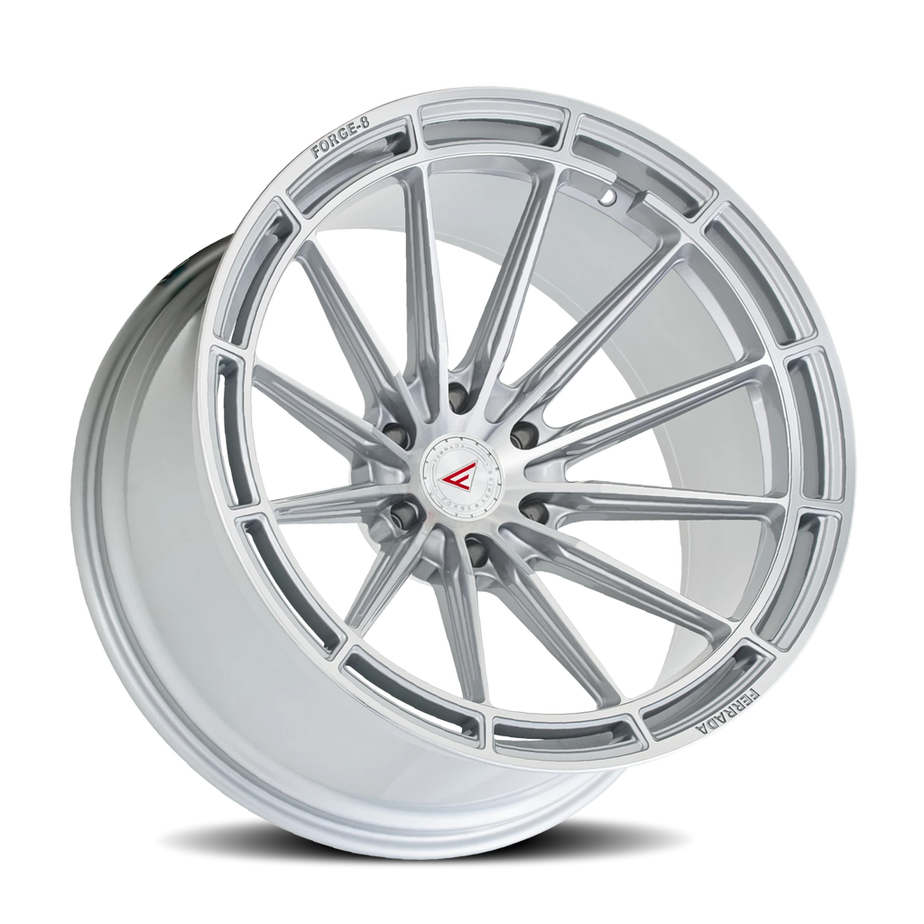 Ferrada FTR14 MS 20x10 -18 6x139.7mm 106.1mm Machined Silver - Ferrada Wheels FTR1420106139MS-18