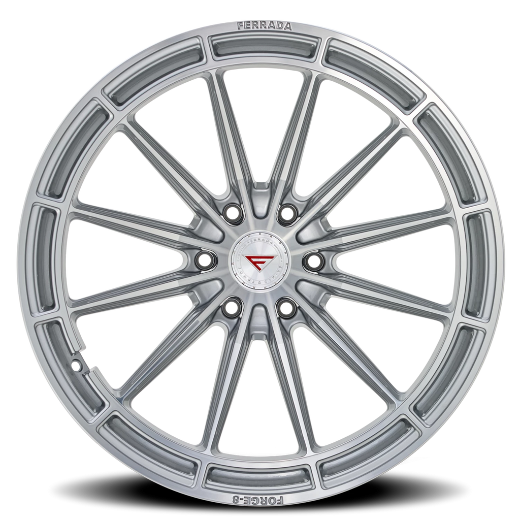 Ferrada FTR14 MS 20x10 -18 6x139.7mm 106.1mm Machined Silver - Ferrada Wheels FTR1420106139MS-18