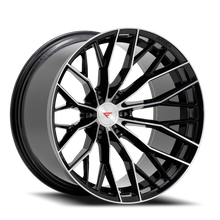 Load image into Gallery viewer, Ferrada FTR9 MA 22x12 -44 6x139.7mm 106.1mm Machined Black - Ferrada Wheels FTR922126139MA-44
