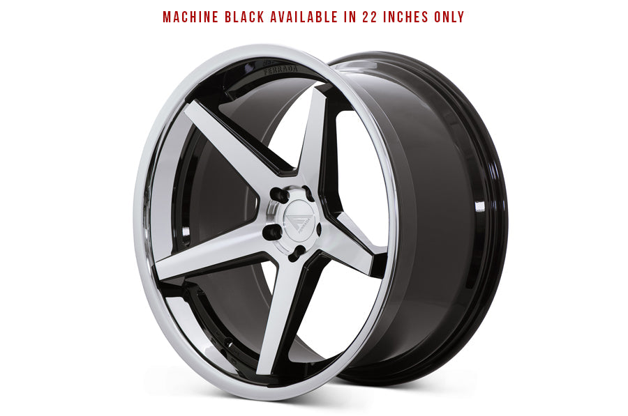 Ferrada Wheels machined black wheel for FR3221055108MA35, FR3221055114MA42, FR3221055120MA40, FR3221055127MA28, FR3221055127MA35, FR3221055130MA45