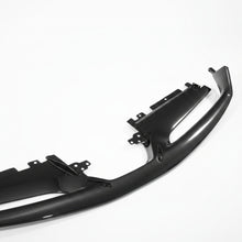 Load image into Gallery viewer, Ferrari 488 carbon fiber front lip in three quarter view from the right with the mounting tabs visible