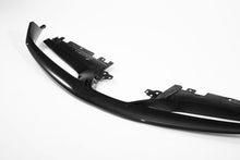 Load image into Gallery viewer, Top edge of the Ferrari 488 carbon fiber front lip showing the bumper flange and fastener locations