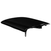 Load image into Gallery viewer, Ferrari 488 carbon fiber side intake fin outer face showing the smooth curved surface and fine carbon weave
