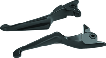 Load image into Gallery viewer, KUR1985-Kuryakyn Boss Blades Lever Set 17-Up Touring Gloss Black-Levers-Kuryakyn