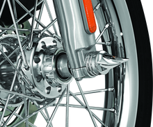 Load image into Gallery viewer, KUR1219-Kuryakyn Twisted Axle Caps Chrome-Hardware - Singles-Kuryakyn