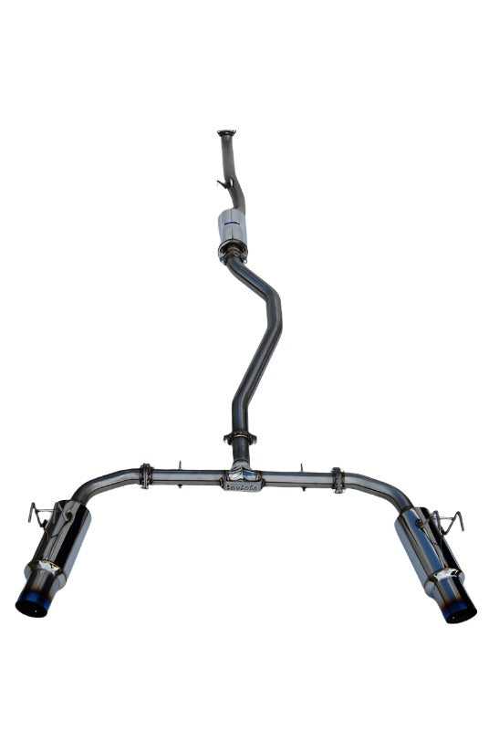 Invidia 2022+ Honda Civic Si (1.5T) 70mm N1 Cat Back Exhaust - Burnt TI Tips-Catback-Invidia