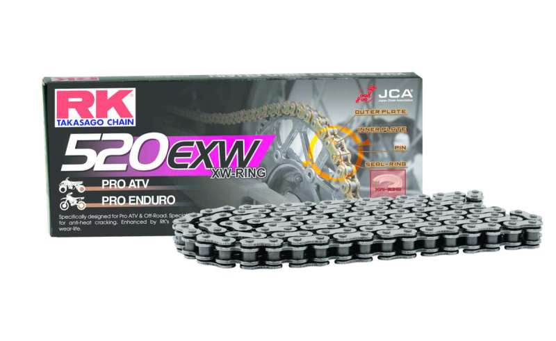 RKC520EXW-120-RK Chain 520EXW-120L XW-Ring - Natural-Chains-RK Chain