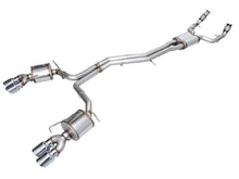 Load image into Gallery viewer, AWE3015-42103-AWE Tuning 19-23 Audi C8 S6/S7 2.9T V6 AWD Touring Edition Exhaust - Chrome Silver Tips-Catback-AWE Tuning