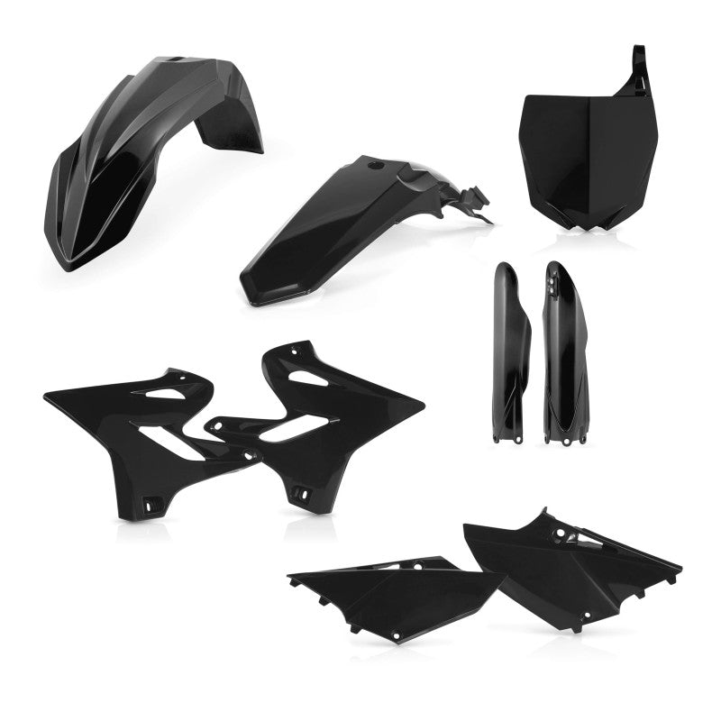 Acerbis 15-21 Yamaha YZ125/250/ 20-22 YZ125X/ 16-22 YZ250X Full Plastic Kit - Black-Plastics-Acerbis