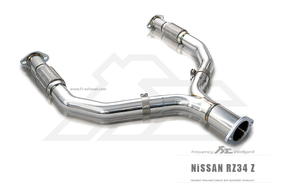 Nissan Z Exhaust System - Fi Exhaust NI-RZ34-CBE + TIP63127S*2 + ACT-BN*2 + R2016OL + OBD-CAB-BNE