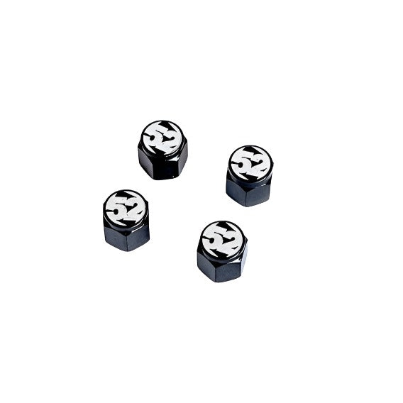 Fifteen52 Valve Stem Cap Set - Black - 4 Pieces - Black Ops Auto Works