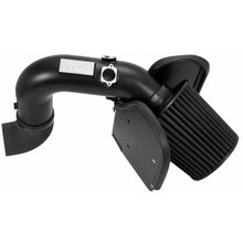 Load image into Gallery viewer, K&amp;N Blackhawk 71-1557 black powder-coated cold air intake kit for 2007-2009 Dodge Ram 2500 3500 6.7L Cummins, hero shot