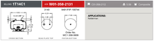 Load image into Gallery viewer, Firestone Ride-Rite Replacement Service Spring 1T14C1 RB 3/4CF 1/2ST PST (W013582131) - Firestone 2131