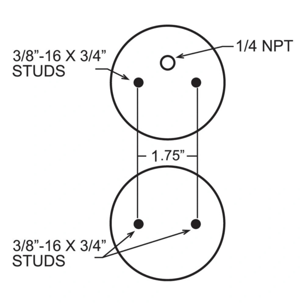 Firestone Ride-Rite Replacement Air Helper Spring (For PN 6781 / 6782 / 6783 / 6784) (W217606788) - Firestone 6788