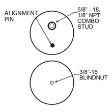Load image into Gallery viewer, Firestone Ride-Rite Replacement Bellow 268C 5/8CF 1/2PIN BN (W217606766) - Black Ops Auto Works