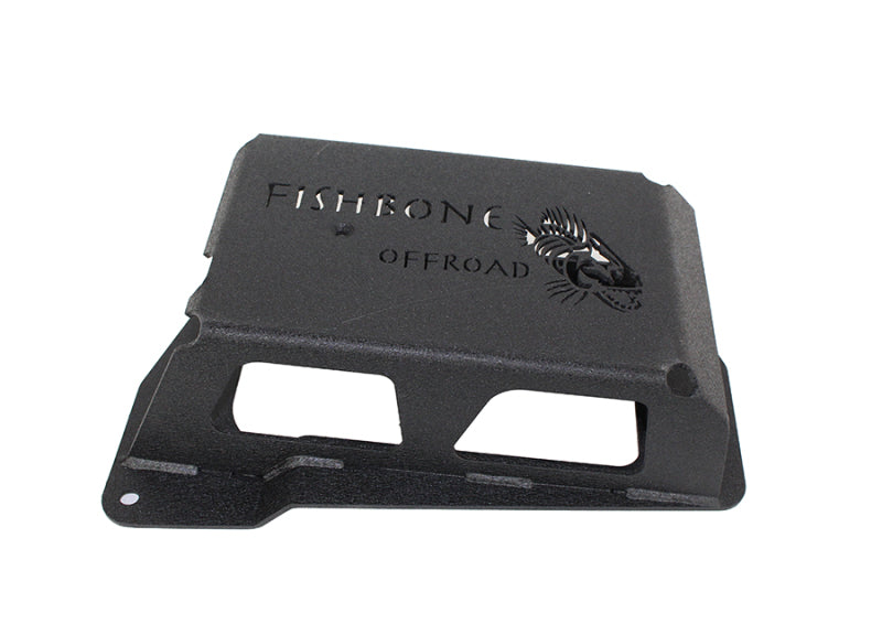 Fishbone Offroad 07-11 Jeep Wrangler JK Steel EVAP Canister Skid Plates - Black Textured Powdercoat - Black Ops Auto Works