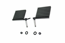 Load image into Gallery viewer, Fishbone Offroad 76-06 Jeep CJ YJ TJ Wrangler Foot Peg Set Gloss - Black - Black Ops Auto Works